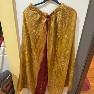 Bohemian Floral Wide Leg Pants